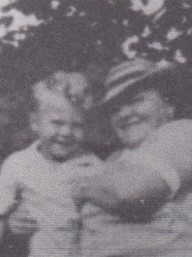 With grandmother, 1935