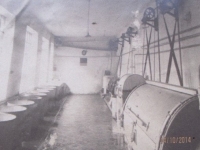 Interior of grandma's laundry room