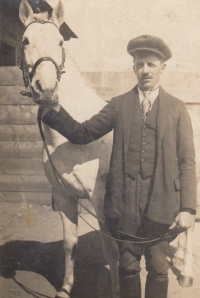 Witness's maternal grandfather Josef Vlček from Střemeníčko, 1950