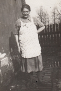 Witness's mother Anna Dostálová who raised the witness, 1940s