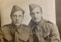 Ján Bačkovský and Stanislav Stehlík (right), Buzuluk 1942