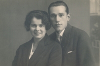 Parents of the witness Emílie Řídká and Vilém Řídký, 1928