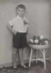 Zdeněk Beran at the age of five - circa 1937