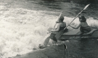 Going down the river, 1952