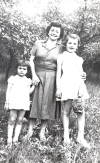 With my mother and younger sister, early 1960s