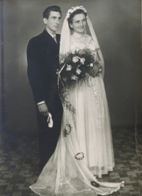 Květoslava Čaloudová's wedding photo