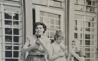 Alena with her mother and younger brother Vladislav, 1966