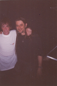 Miroslav Černota on the right and Ivan Král, Klub Propaganda Karlovy Vary, late 90s