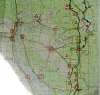 The course of the Iron Curtain at Halámek