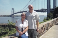 Daniel Herman with his mother (2008)