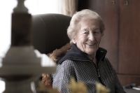 Mindu Hornick during the interview on March 16, 2025