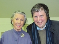 With Meda Mládková, book launch and celebration of Dr. Karel Srp's 55th birthday, Museum Kampa, 2013