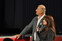 Charity concert in Metropol on 20 September 2011 - one of the first public talks by Dita about her grandfather's life journey