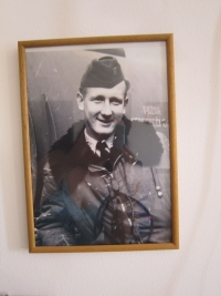 Václav Vlček, husband of Věnceslava Vlčková, on a photo from the war