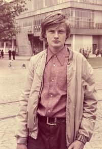 Martin Zálešák after secondary school, Brno Exhibition Centre