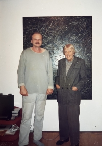 Martin Zálešák with Adriena Šimotová








