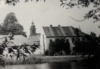 Church and rectory in Horní Dubenky