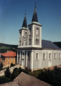 Church with rectory in Vanovice
