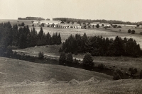 Ješkov, family farm of Jana Voráčková, 1953