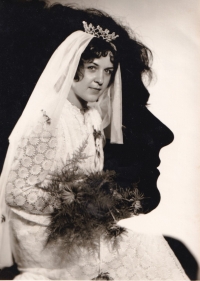 Newly married Anna Lehečková, née Beranová