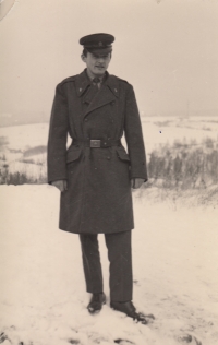 At the military training centre in Nýrsko, winter following the 1968 invasion
