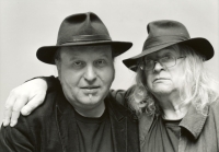 With Ivan Martin Jirous, about 2011