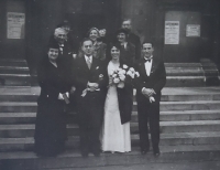 Parents' wedding in Paris, 1937