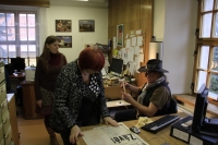 At the office, Prague 2013