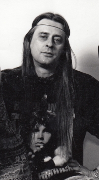 Miroslav Černota, Ostrov, 1998, photo from the shooting of the film "The Past"