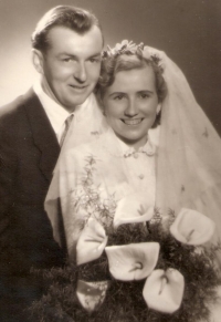 Wedding of Heidemarie Polívková's parents