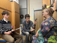 Heidemarie Polívková filming her story