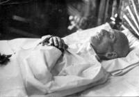 Painter Josef Uprka on the day of his funeral in 1940