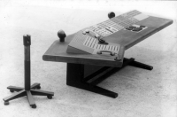 Model of the first control room for the Staříč mine, designed by Gotthard Janda