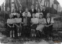 Czech band in Malá Zubovčina, 1948