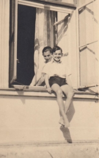 The witness with elder brother Antonín