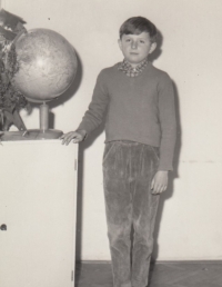 Radomír Šebek in his childhood