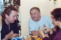 Karol Suszka with friends
