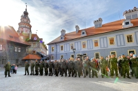 Veterans on a parade, October 2021