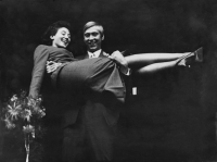 Married couple Olga and Ota Pajer, Prague, September 11, 1965