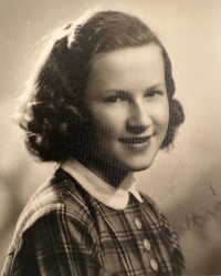 Marie Keprtová in her youth