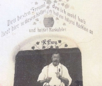 The grandfather of the witness, Karl Frey, in the 1930s