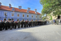 Veteran parade in Český Krumlov on 2 October 2021
