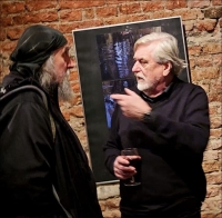 Miloslav Čejka with the publisher Lubor Mata, 2023