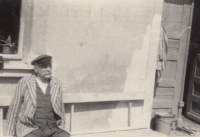 Maternal grandfather Antonín Kopsa, Žamberk No. 585, circa 1952