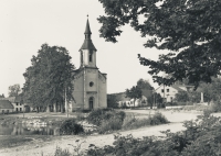 The church in Opatov in the Jihlava region, where the witness served as a parish priest