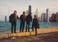 On tour in the USA, New York 1989