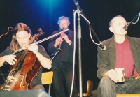With Pavel Zajíček in the band DG 307, 1990s