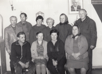 Witness's father (top right), 1970s