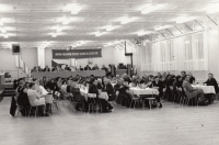 Meeting of the coop farm (JZD) in Bousín, 1976