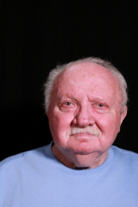 Jiří Severin during the filming for Memory of Nation; Zlín, 2 August 2025